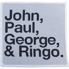 The Beatles - John Paul George Ringo Black On White Wo