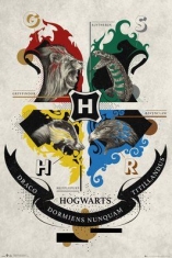 Harry Potter Animal Crest Poster i gruppen ÖVRIGT / Merchandise hos Bengans Skivbutik AB (4141571)