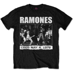 Ramones - Unisex T-Shirt: CBGB 1978