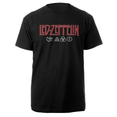 Led Zeppelin - Logo & Symbols Uni Bl   