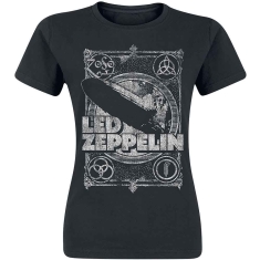 Led Zeppelin - Vintage Print Lz1 Lady Bl   