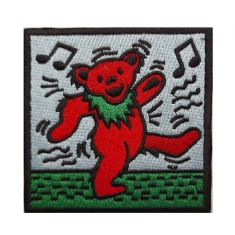 Grateful Dead - Dancing Bear Woven Patch