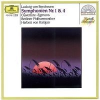 Beethoven - Symfoni 1 & 4 + Egmont Uvertyr i gruppen CD / Klassiskt hos Bengans Skivbutik AB (619563)