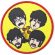 The Beatles - Perryscopes & Heads Woven Patch