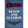 Saxon - Denim & Leather Textile Poster