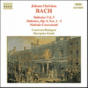 Bach Johann Christian - Sinfonias Vol 3 i gruppen Externt_Lager / Naxoslager hos Bengans Skivbutik AB (2011789)