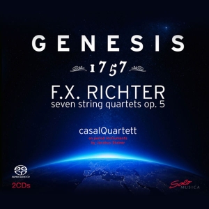 Richter - Genesis 1757 - Seven String Quartet i gruppen MUSIK / SACD / Klassiskt hos Bengans Skivbutik AB (2036825)