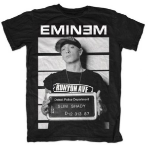 Eminem - Men's Tee: Arrest i gruppen CDON - Exporterade Artiklar_Manuellt / T-shirts_CDON_Exporterade hos Bengans Skivbutik AB (3351421r)