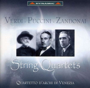 Verdi / Puccini / Zandonai - String Quartets i gruppen Externt_Lager / Naxoslager hos Bengans Skivbutik AB (3662197)
