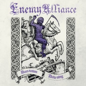 Enemy Alliance - Damnation Dawning (Purple Vinyl) i gruppen VINYL / Rock hos Bengans Skivbutik AB (3844217)