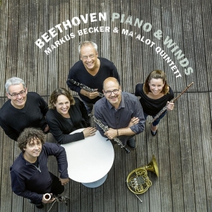 Becker Markus & Ma'alot Quintett - Beethoven, Piano & Winds i gruppen CD / Klassiskt,Övrigt hos Bengans Skivbutik AB (4048893)