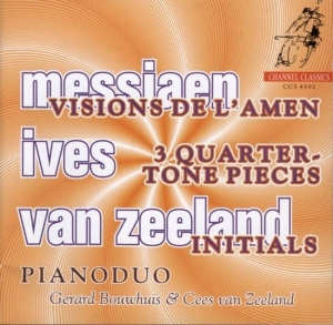 Charles Ives Olivier Messiaen - Messiaen: Visions De L'amen, Ives: i gruppen Externt_Lager / Naxoslager hos Bengans Skivbutik AB (4121249)