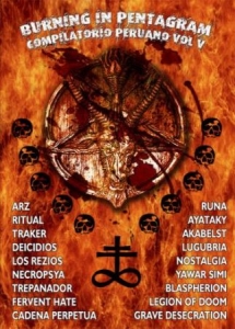 Blandade Artister - Burning In Pentagram : Compilation i gruppen CD / Hårdrock/ Heavy metal hos Bengans Skivbutik AB (4162887)