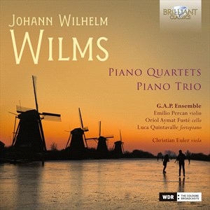 Wilms Johann Wilhelm - Piano Quartets & Piano Trio i gruppen Externt_Lager / Naxoslager hos Bengans Skivbutik AB (4242240)