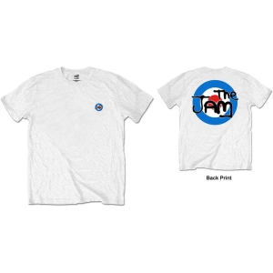 The Jam - F&B Packaged Spray Target Logo Uni Wht   i gruppen MERCH / T-Shirt / Rockoff_Nya April24 hos Bengans Skivbutik AB (4243594r)