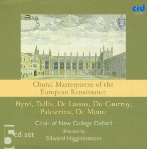 The Choir Of New College Oxford Ed - Choral Masterpieces Of The European i gruppen ÖVRIGT / Övrigt / Klassiskt hos Bengans Skivbutik AB (5516054)
