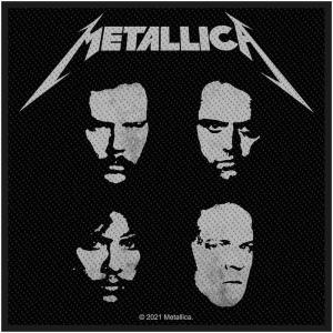 Metallica - Black Album 2021 Standard Patch i gruppen MERCHANDISE / Merch / Hårdrock hos Bengans Skivbutik AB (5516827)