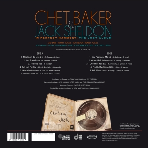 Chet Baker & Jack Sheldon - Best Of Friends: The Lost Studio Album i gruppen VINYL / Pop-Rock hos Bengans Skivbutik AB (5519432)