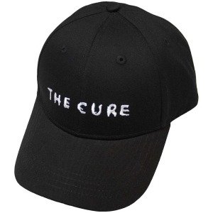 The Cure - Text Logo Bl Baseball C i gruppen MERCHANDISE / Merch / Hårdrock hos Bengans Skivbutik AB (5532908)