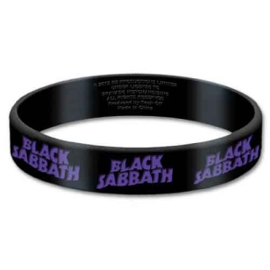 Black Sabbath - Logo Gum Wristband i gruppen MERCHANDISE / Merch / Hårdrock hos Bengans Skivbutik AB (5536776)
