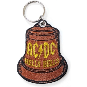 Ac/Dc - Hells Bells Woven Patch Keychain i gruppen MERCH / Minsishops-merch / Ac/Dc hos Bengans Skivbutik AB (5536945)