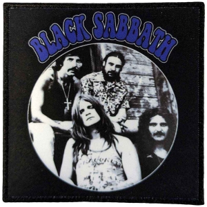 Black Sabbath - Band Photo Circle Printed Patch i gruppen MERCHANDISE / Merch / Hårdrock hos Bengans Skivbutik AB (5537756)