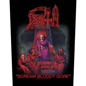 Death - Scream Bloody Gore Back Patch i gruppen MERCHANDISE / Merch / Hårdrock hos Bengans Skivbutik AB (5537823)