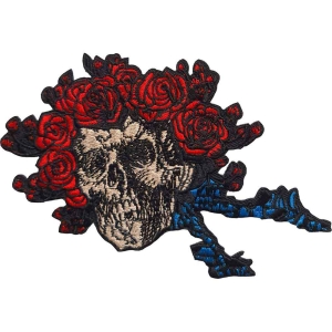 Grateful Dead - Bertha Skull Woven Patch i gruppen MERCHANDISE / Merch / Pop-Rock hos Bengans Skivbutik AB (5537929)