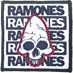 Ramones - Pinhead Woven Patch i gruppen Minishops / Ramones hos Bengans Skivbutik AB (5538333)