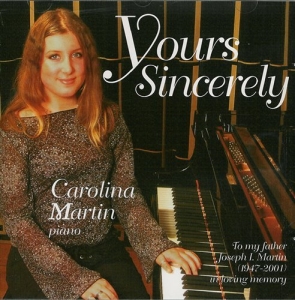 Martin Carolina - Yours Sincerely i gruppen Externt_Lager / Naxoslager hos Bengans Skivbutik AB (645550)