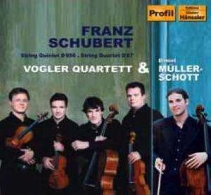 Schubert (Vogler Qt/Muller Schott) - String Quintet & Quartet i gruppen CD / Klassiskt hos Bengans Skivbutik AB (648295)