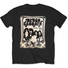 Black Sabbath - T-shirt World Tour 78 Cream T Shirt