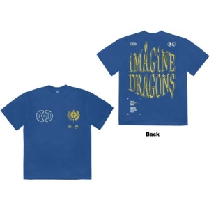Imagine Dragons - Imagine Dragons Unisex T_shirt : Lyrics (Back Print) i gruppen Minishops / Imagine Dragons hos Bengans Skivbutik AB (4307103r)
