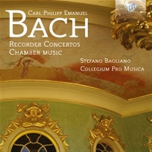 Cpe Bach - Recorder Concertos i gruppen Externt_Lager / Naxoslager hos Bengans Skivbutik AB (1016809)