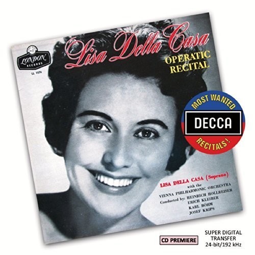 Della Casa Lisa - Operatic Recital i gruppen CD / Klassiskt hos Bengans Skivbutik AB (1021416)