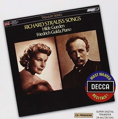 Gueden Hilde/Gulda Friedrich - Richard Strauss Songs i gruppen CD / Klassiskt hos Bengans Skivbutik AB (1021419)