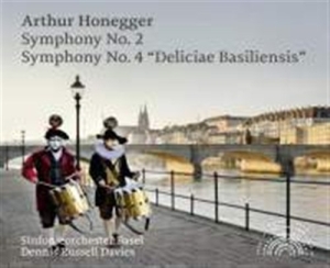 Honegger - Symphony 2+4 i gruppen Externt_Lager / Naxoslager hos Bengans Skivbutik AB (1025787)