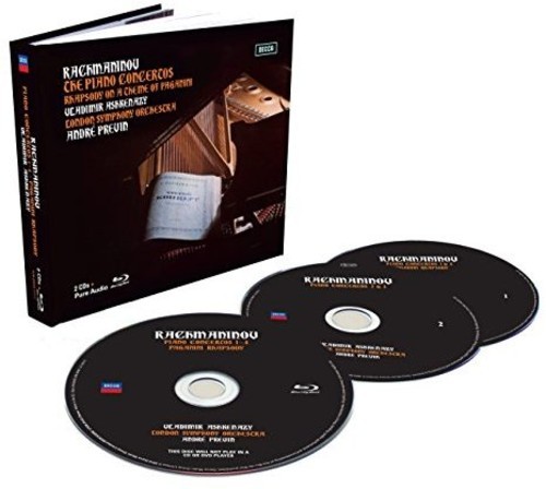 Rachmaninov - Pianokonserter & Paganini-Rapsodi i gruppen CD / Klassiskt hos Bengans Skivbutik AB (1033927)