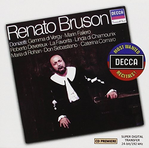 Bruson Renato - Donizetti Arias i gruppen CD / Klassiskt hos Bengans Skivbutik AB (1055028)