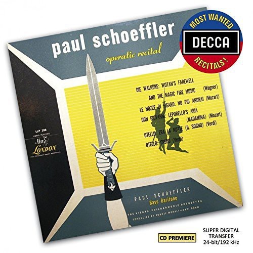 Schöffler Paul - Operatic Recital i gruppen CD / Klassiskt hos Bengans Skivbutik AB (1055046)