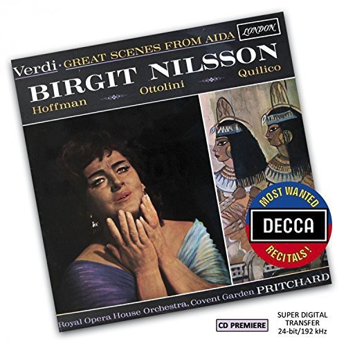 Birgit Nilsson - Verdi - Great Scenes From Aida i gruppen CD / Klassiskt hos Bengans Skivbutik AB (1055050)