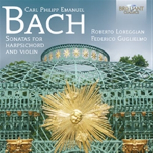 Cpe Bach - Sonatas For Harpsichord And Violin i gruppen Externt_Lager / Naxoslager hos Bengans Skivbutik AB (1058007)
