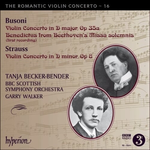 Busoni / Strauss - Romantic Violin Concerto Vol 16 i gruppen Externt_Lager / Naxoslager hos Bengans Skivbutik AB (1088124)