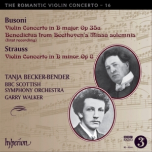 Busoni / Strauss - Romantic Violin Concerto Vol 16 i gruppen Externt_Lager / Naxoslager hos Bengans Skivbutik AB (1088124)