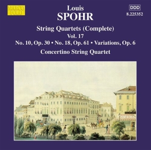 Spohr - String Quartets Vol 17 i gruppen Externt_Lager / Naxoslager hos Bengans Skivbutik AB (1088132)