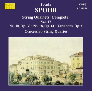 Spohr - String Quartets Vol 17 i gruppen Externt_Lager / Naxoslager hos Bengans Skivbutik AB (1088132)