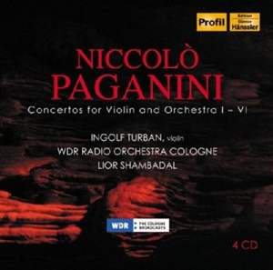 Paganini - Violin Concertos i gruppen Externt_Lager / Naxoslager hos Bengans Skivbutik AB (1088143)