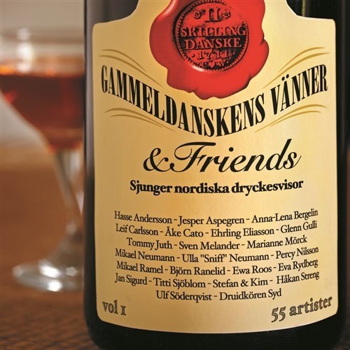 Div Artister - Gammeldanskens Vänner & Friends i gruppen CD / Dansband-Schlager hos Bengans Skivbutik AB (1089504)