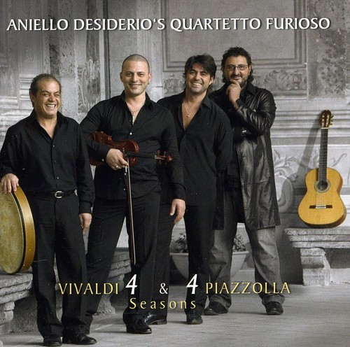 Aniello Desiderio's Quartetto Furio - Vivaldi 4 & 4 Piazzolla Seasons i gruppen CD / Pop hos Bengans Skivbutik AB (1104272)