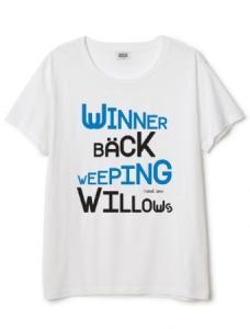 Winnebäck Lars - T-shirt M Vit Weeping - Winnerbäck i gruppen Minishops / Lars Winnerbäck / winnerback_merch hos Bengans Skivbutik AB (1112288)